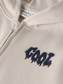 NAME IT Sweat Cardigan Pumice Stone Cool